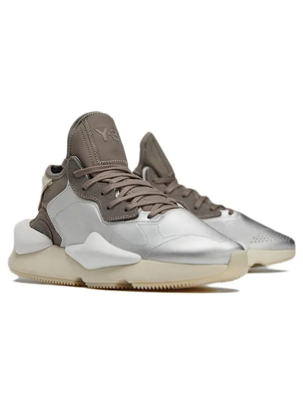 Кроссовки y 3 kaiwa Adidas — изображение 2 из 4, серебристый/коричневый