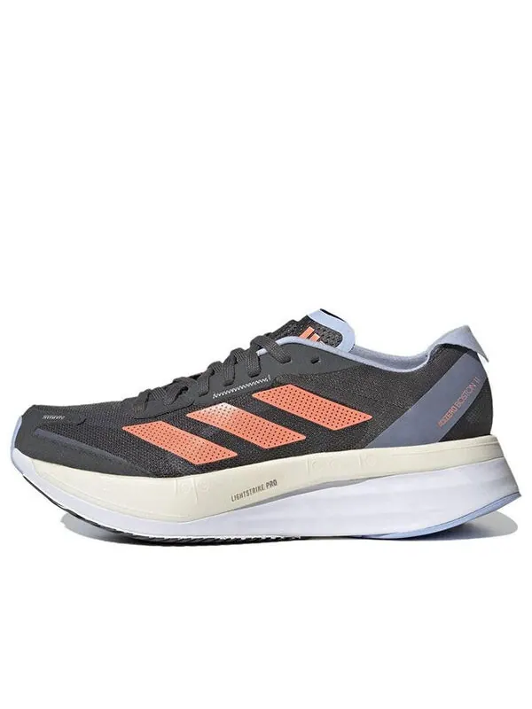 Кроссовки adizero boston 11 Adidas — изображение 1 из 1, серый//синий