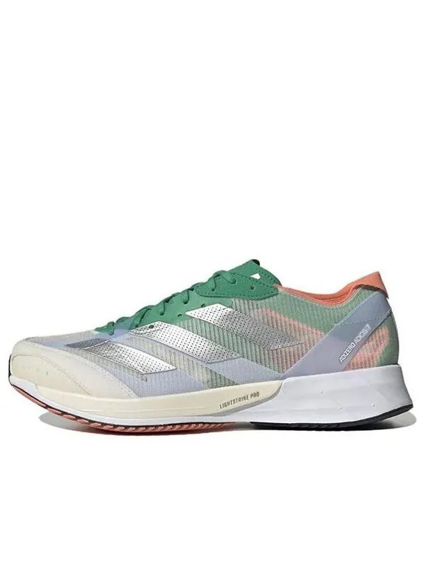 Кроссовки adizero adios 7 Adidas — изображение 1 из 4, зеленый/белый
