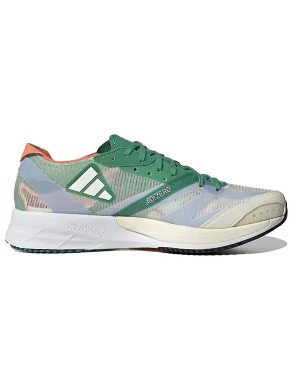Кроссовки adizero adios 7 Adidas — изображение 2 из 4, зеленый/белый