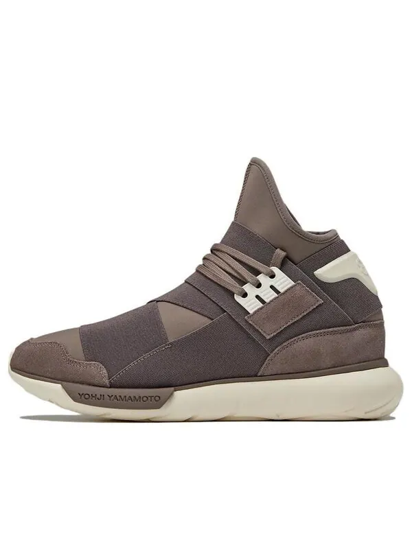 Кроссовки y 3 qasa high Adidas — изображение 1 из 1, коричневый/белый