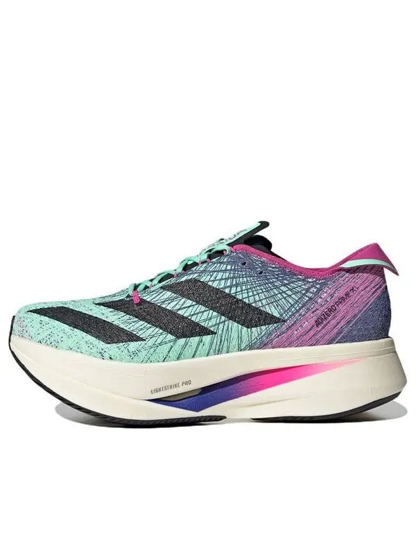 Кроссовки adizero prime x strung Adidas — изображение 1 из 4, зеленый/черный/синий