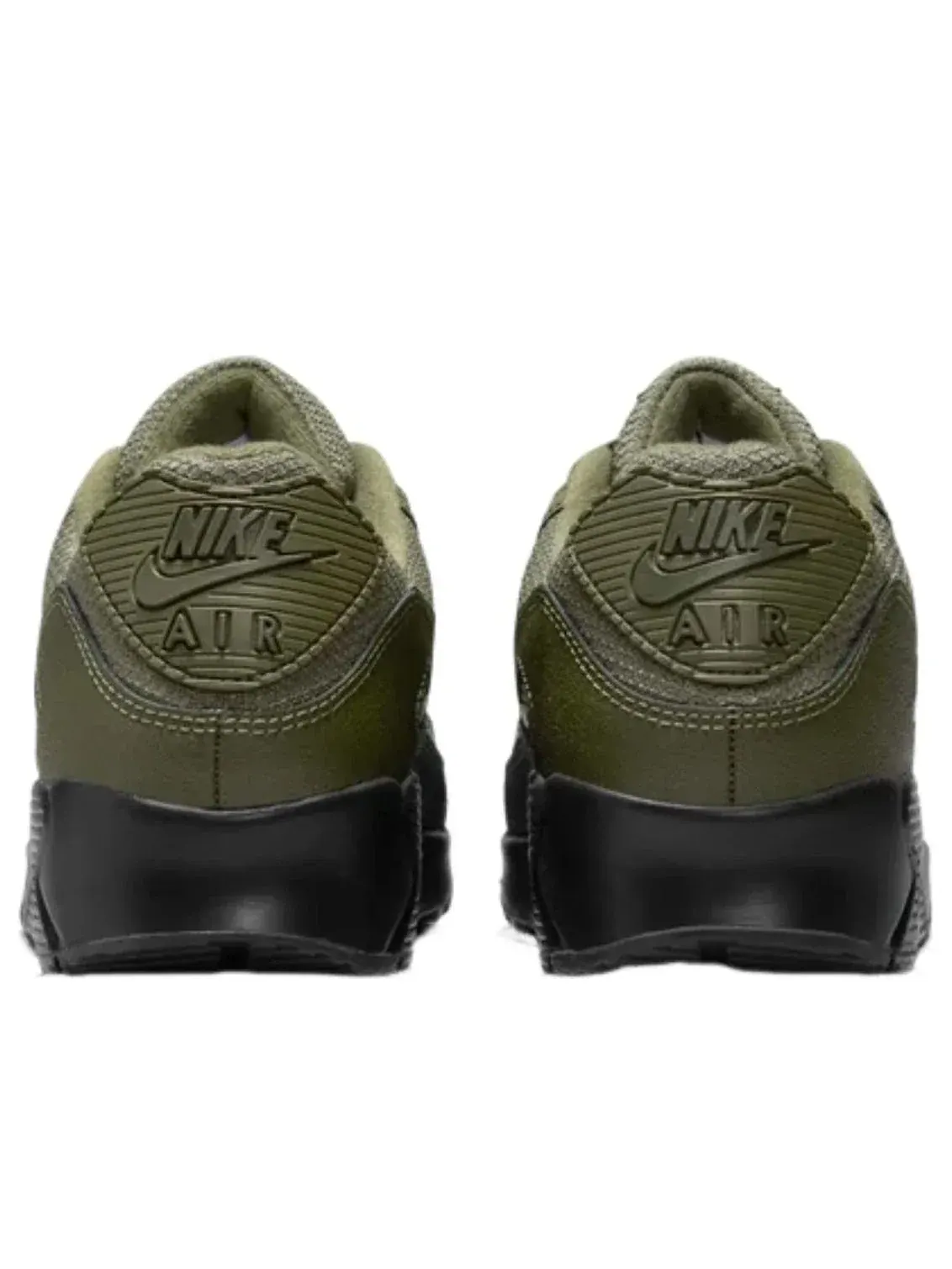 Кроссовки Nike Air Max 90 'Reflective Swoosh Medium Olive' — изображение 4 из 5, оливковый зеленый