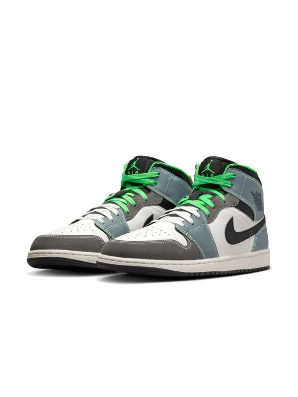 Кроссовки 1 mid 'casa 93' Air Jordan — изображение 3 из 4, серый/серый//черный