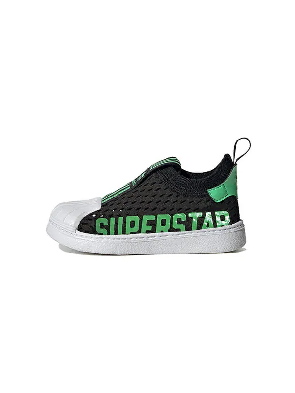 Кроссовки суперзвезда 360 2.0 Adidas — изображение 2 из 4, черный/зеленый/белый