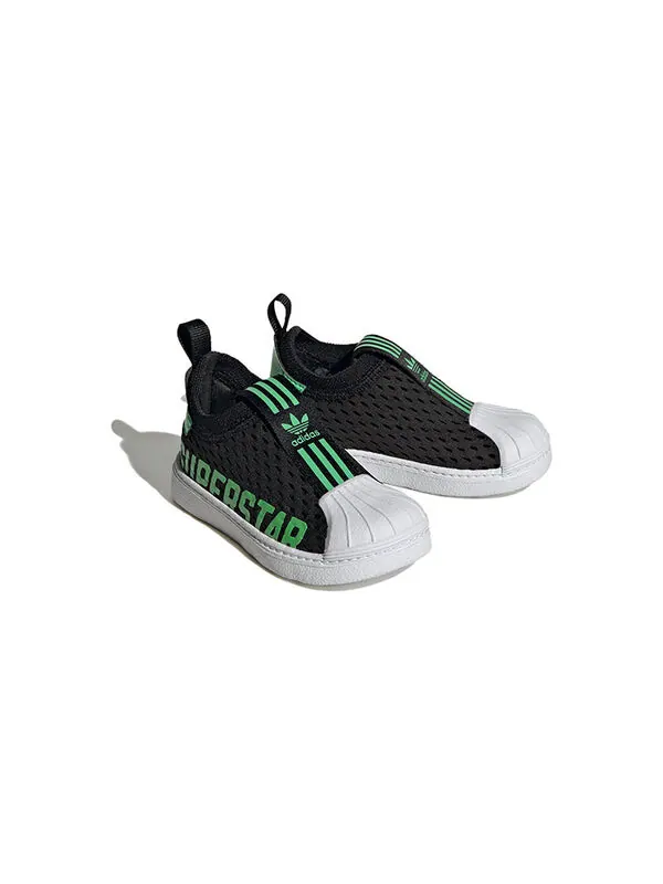 Кроссовки суперзвезда 360 2.0 Adidas — изображение 4 из 4, черный/зеленый/белый