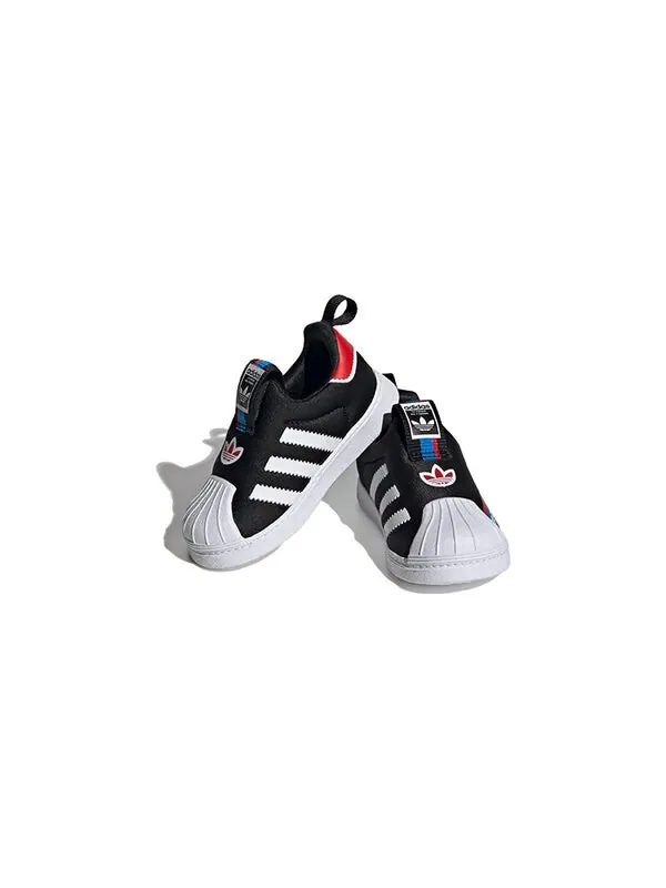 Кроссовки оригинальные superstar 360 shoes Adidas — изображение 2 из 4, черный/красный