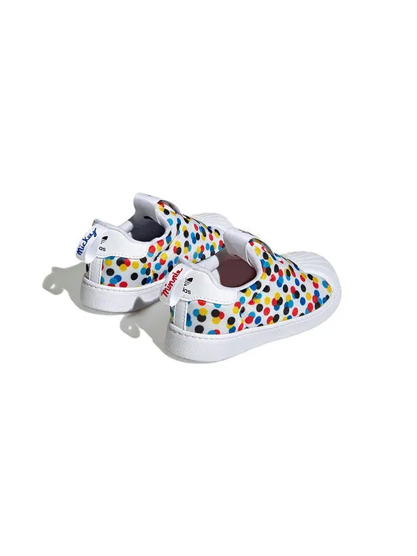 Кроссовки суперзвезда 360 x дисней Adidas — изображение 4 из 4, белый/черный/красный