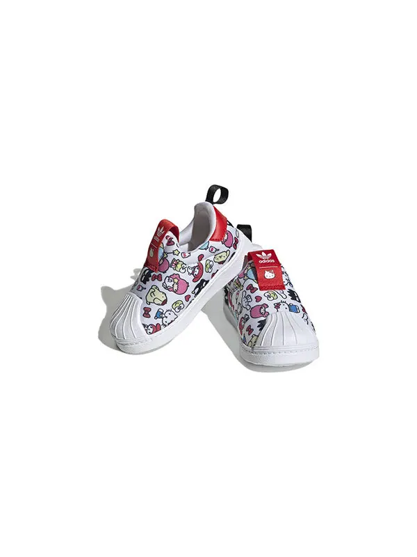Кроссовки суперзвезда 360 Adidas — изображение 3 из 4, белый, красный