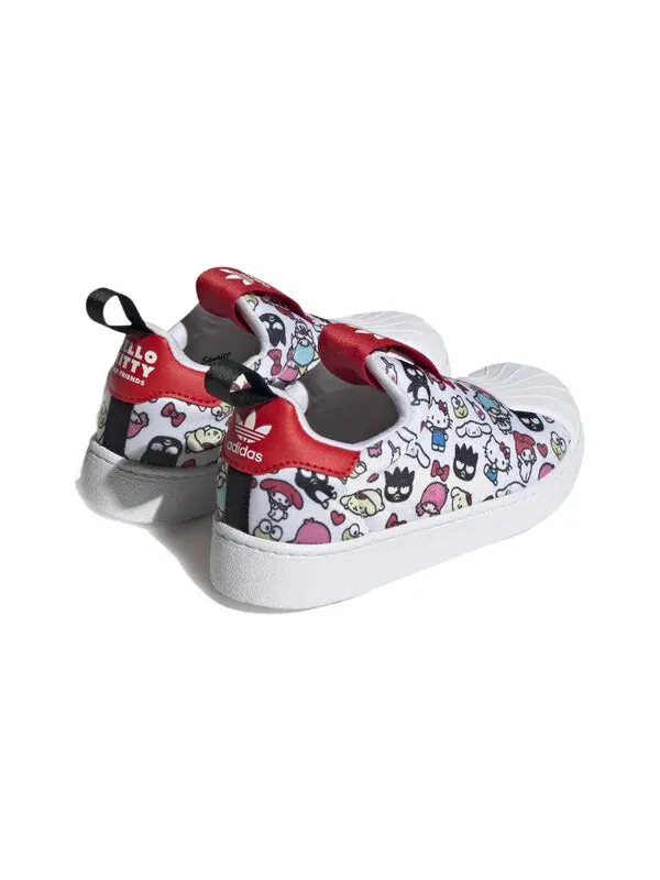 Кроссовки hello kitty x superstar 360 Adidas — изображение 4 из 4, белый/красный/черный