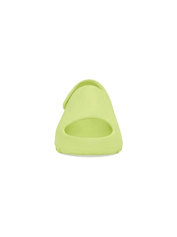 Тапочки yeezy slide infants 'glow green' 2022 Adidas — изображение 3 из 4, зеленый