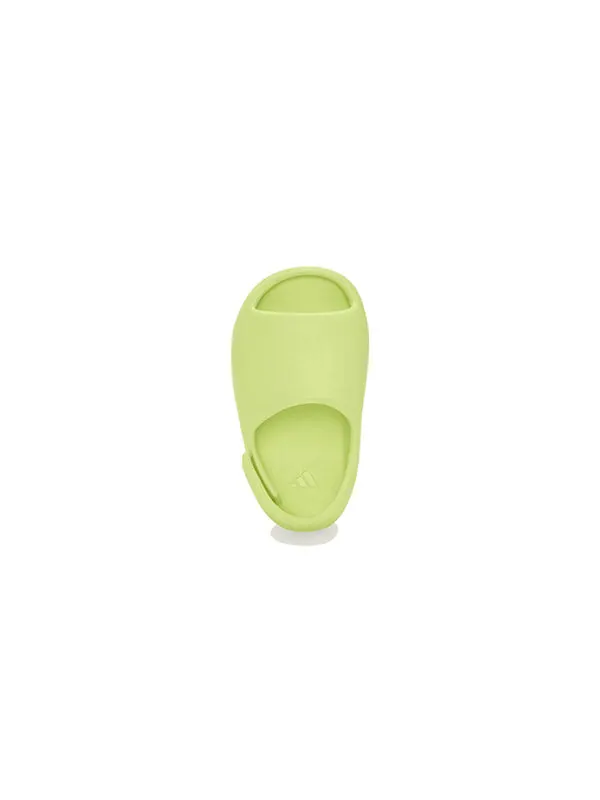 Тапочки yeezy slide infants 'glow green' 2022 Adidas — изображение 4 из 4, зеленый