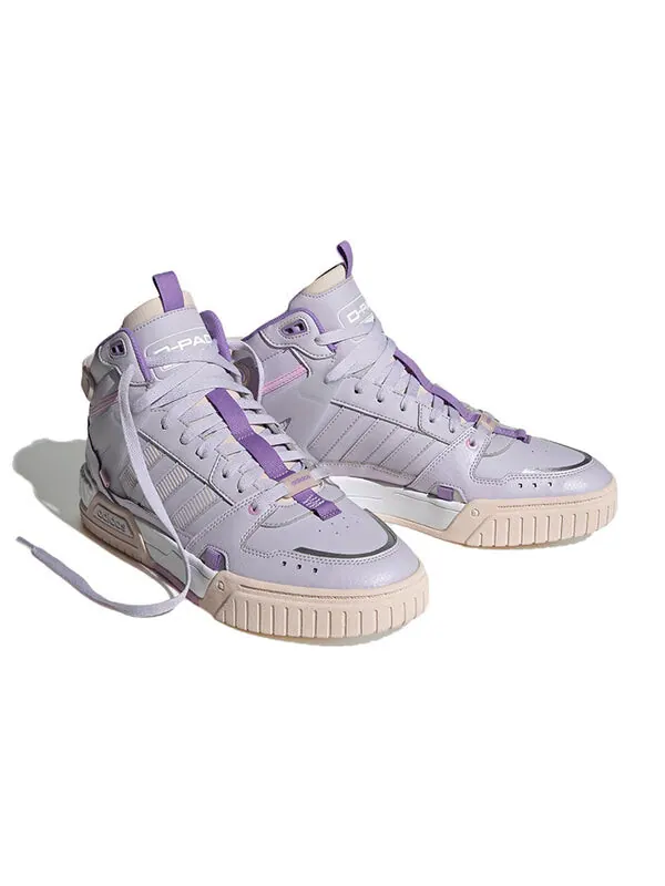 Кроссовки Adidas Neo D-PAD Mid Tennis Shoes 'Silver Dawn' — изображение 3 из 4, серебристый/серебристый