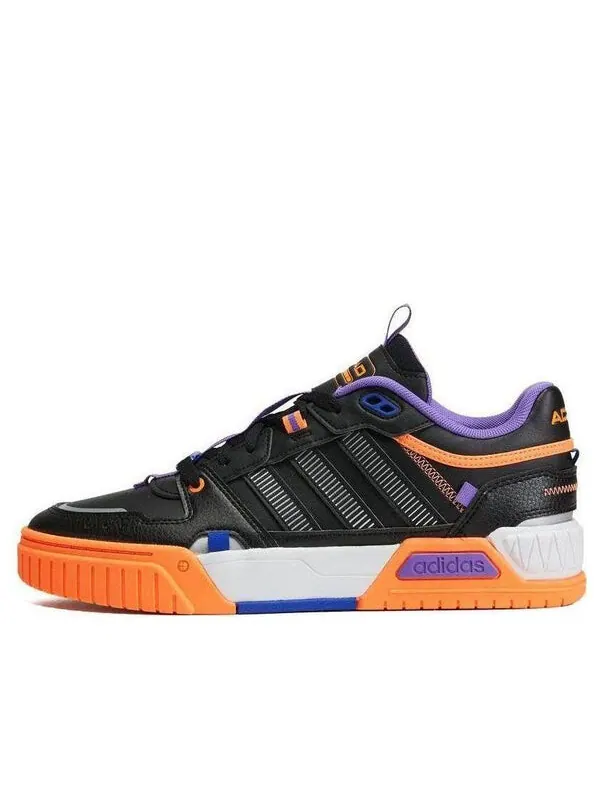 Кроссовки neo d pad стиль жизни Adidas — изображение 1 из 4, черный/белый/оранжевый