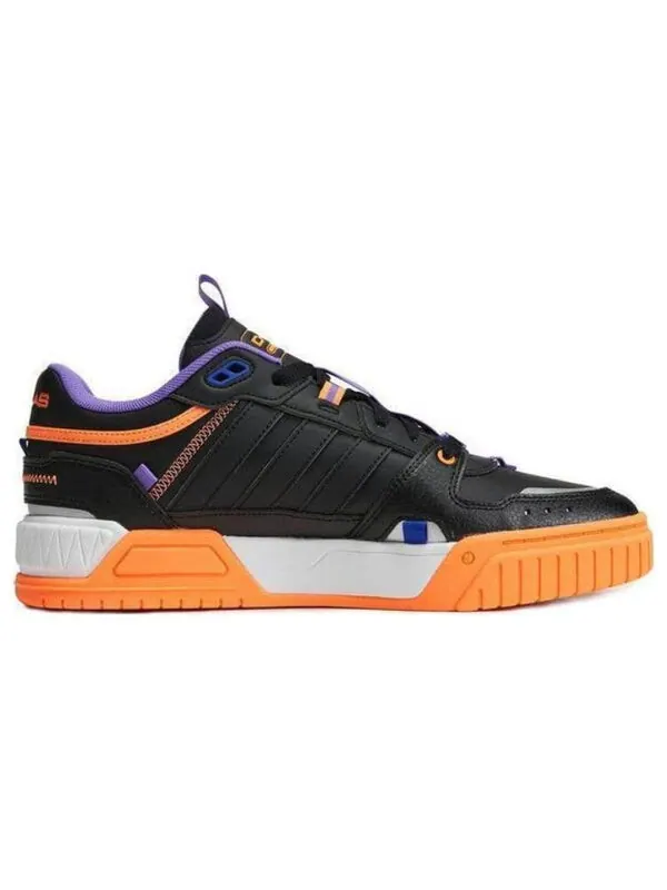 Кроссовки neo d pad стиль жизни Adidas — изображение 2 из 4, черный/белый/оранжевый