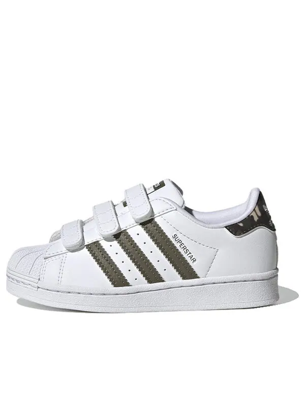 Кроссовки суперзвезда Adidas — изображение 1 из 4, белый/зеленый