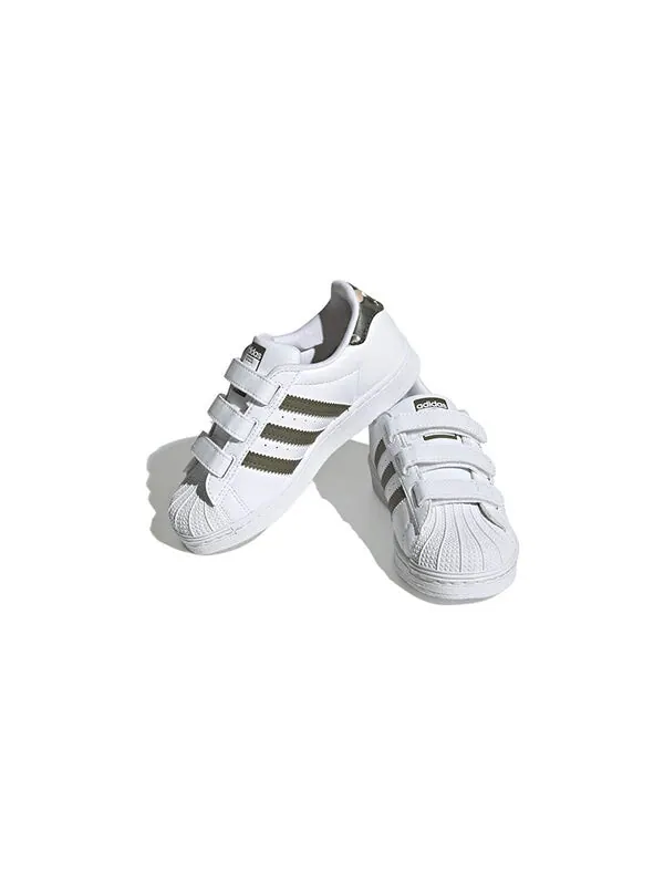 Кроссовки суперзвезда Adidas — изображение 3 из 4, белый/зеленый