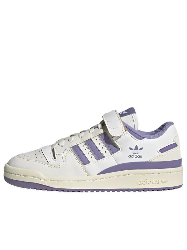Кроссовки оригиналы форум 84 низкие Adidas — изображение 1 из 4, белый/фиолетовый