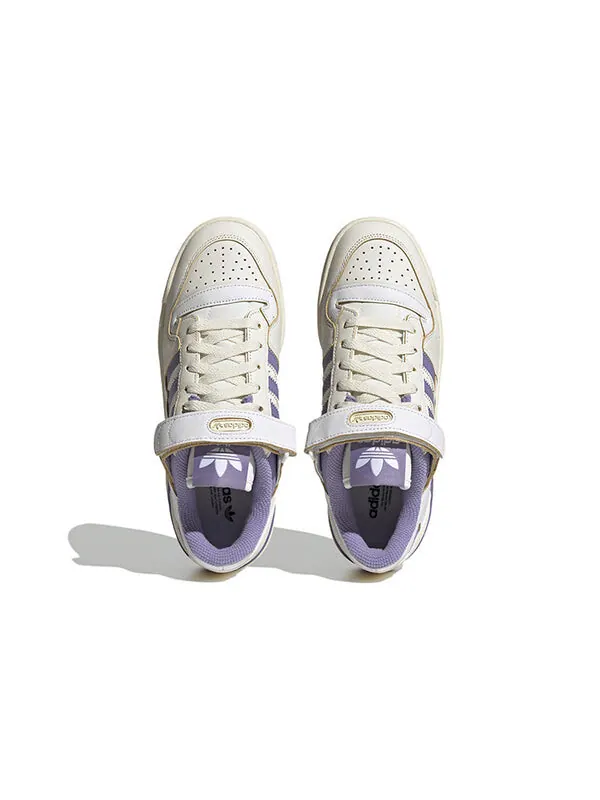 Кроссовки оригиналы форум 84 низкие Adidas — изображение 4 из 4, белый/фиолетовый