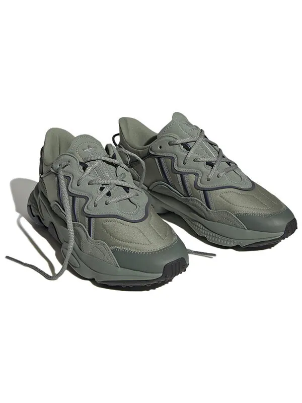 Кроссовки оригиналы ozweego Adidas — изображение 3 из 4, зеленый/черный