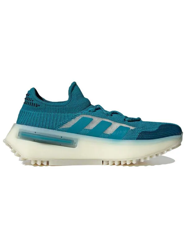 Кроссовки originals nmd_s1 'active teal' Adidas — изображение 2 из 4, черный-белый