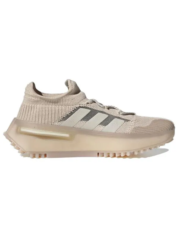 Кроссовки originals nmd s1 shoes 'white silver metallic black' Adidas — изображение 2 из 4, черный/белый