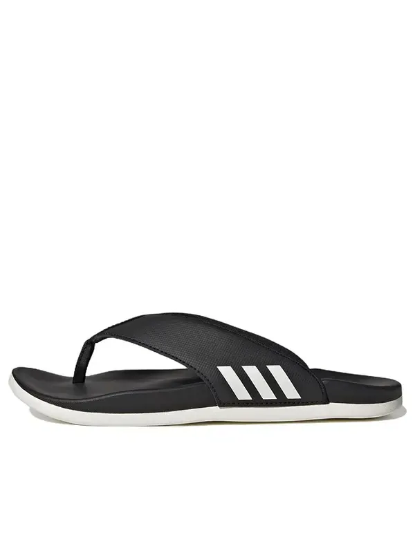 Тапочки adilette комфорт шлепки Adidas — изображение 1 из 4, черный/белый/белый