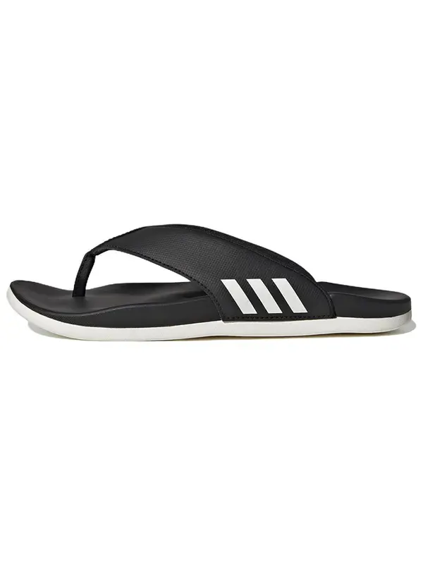 Тапочки adilette комфорт шлепки Adidas — изображение 2 из 4, черный/белый/белый