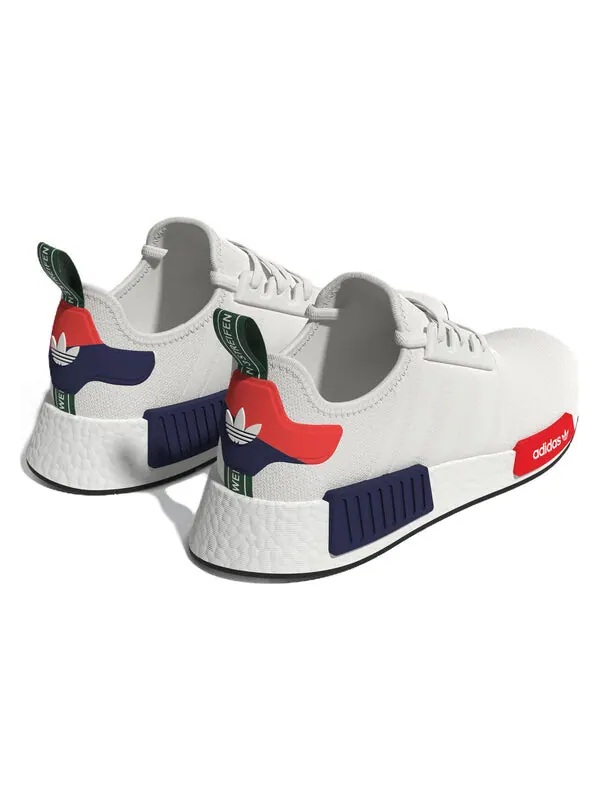 Кроссовки nmd_r1 Adidas — изображение 4 из 4, белый/белый/красный