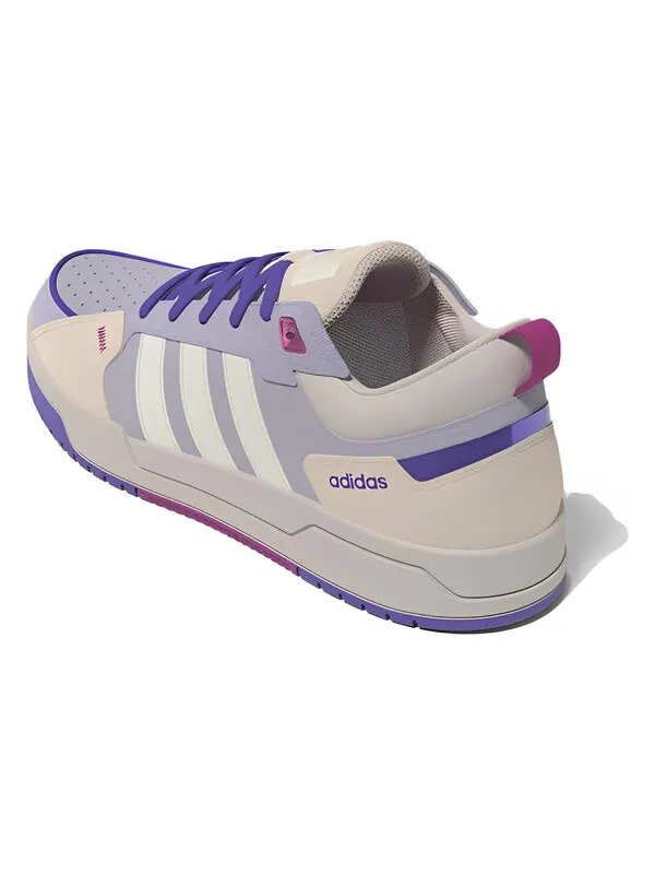 Кроссовки neo 100db shoes Adidas — изображение 3 из 4, бежевый/фиолетовый/белый