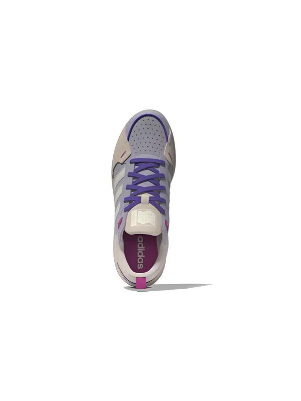 Кроссовки neo 100db shoes Adidas — изображение 4 из 4, бежевый/фиолетовый/белый