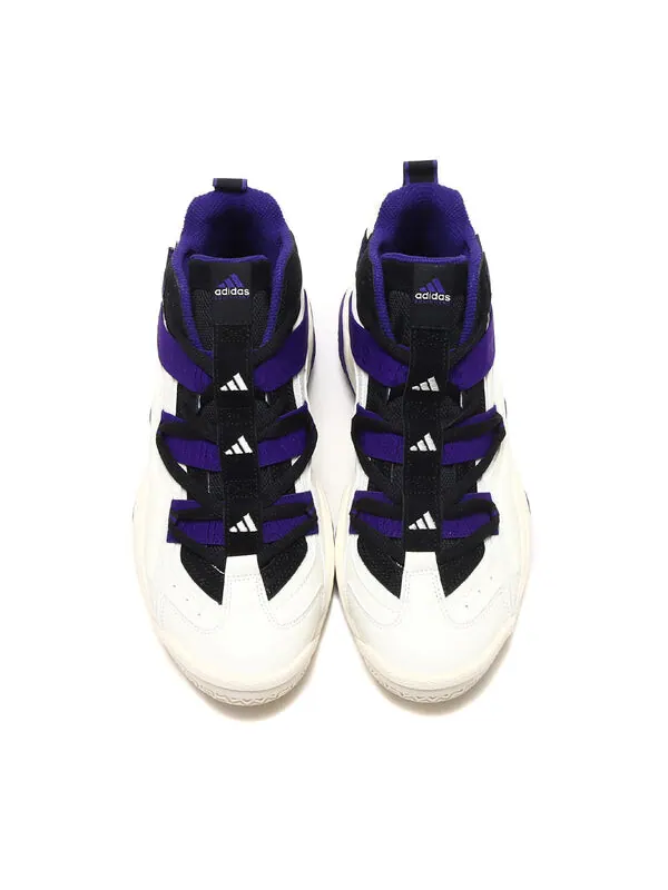 Кроссовки топ 10 2000 Adidas — изображение 4 из 4, белый/черный/фиолетовый