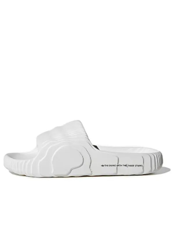 Тапочки adilette 22 slides 'crystal white' Adidas — изображение 1 из 4, белый