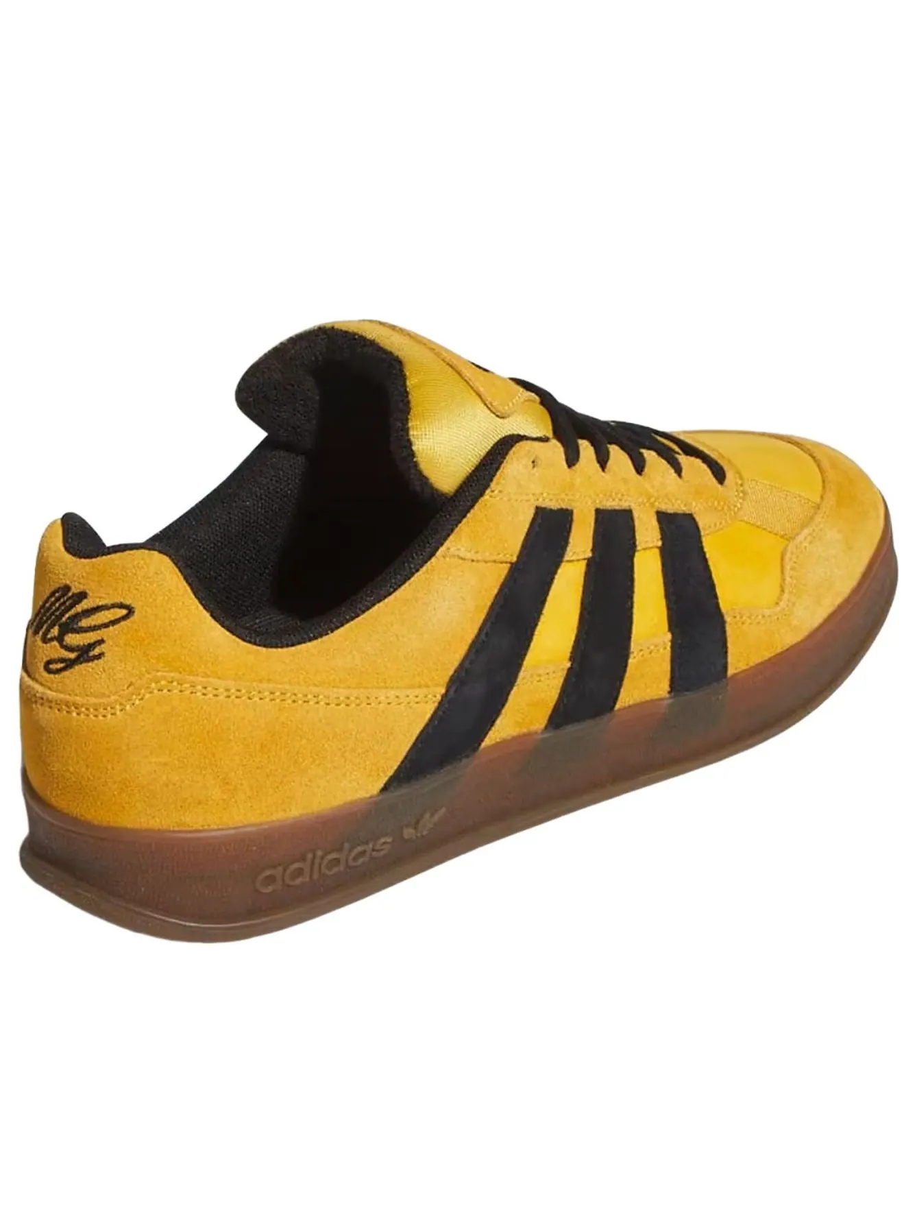 Adidas Aloha Super 'Preloved Yellow Core Black Gum' — изображение 3 из 6, желтый/черный