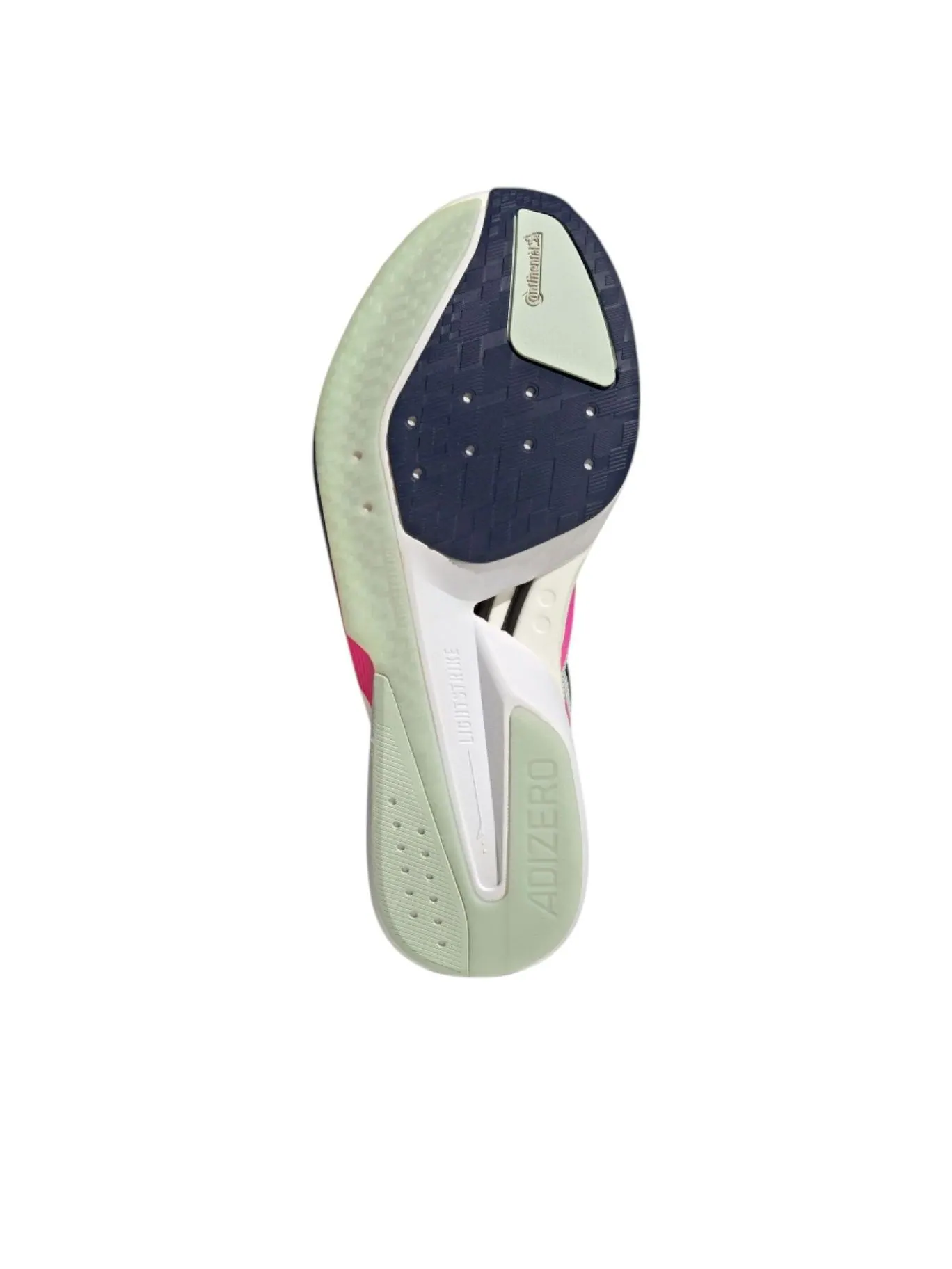 Кроссовки adidas Adizero Boston 13 'Lime Green Shock Pink Dark Blue' — изображение 3 из 5, мульти