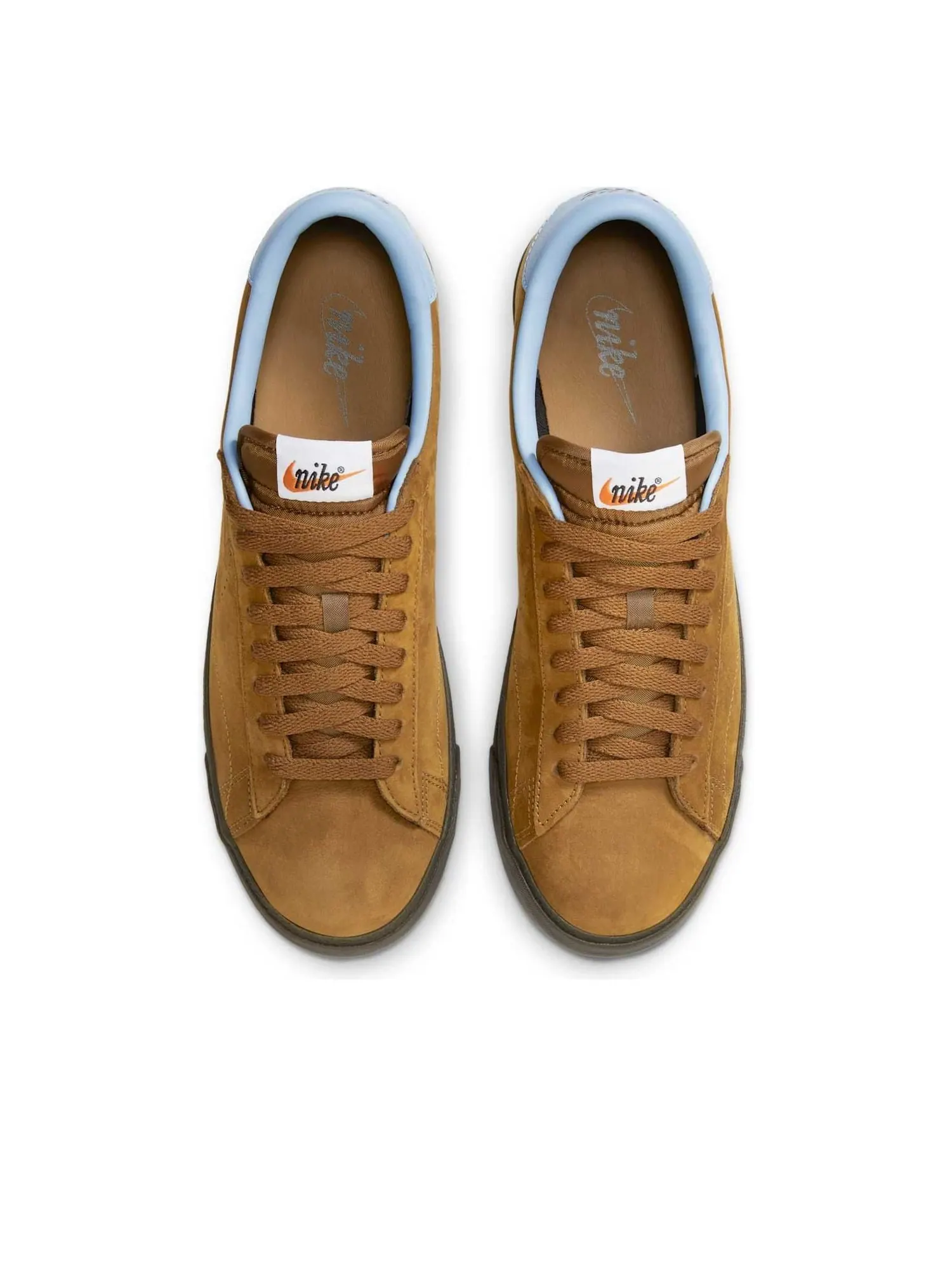 Кроссовки Nike Tennis Classic AC 'Brown Cream Blue' — изображение 4 из 6, коричневый