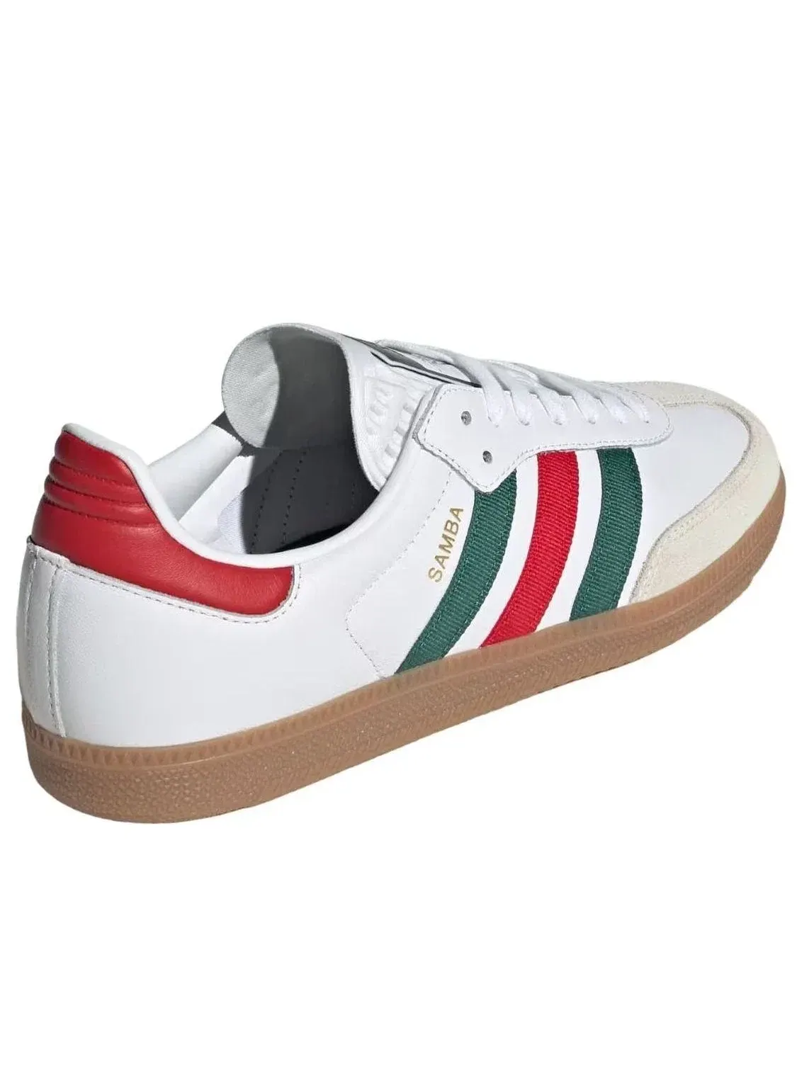 Мужские кроссовки с кожаным верхом Samba FIFA World Cup 2026 Mexico Adidas — изображение 5 из 5, белый