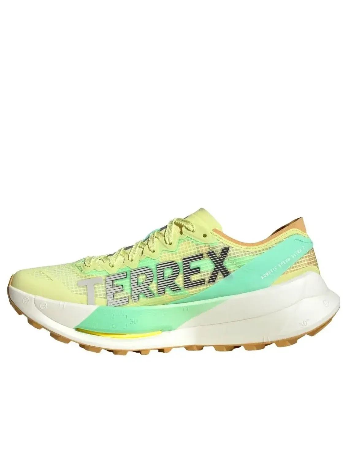 Мужские кроссовки для трейла с шнуровкой Terrex Agravic Flow Adidas — изображение 1 из 5, зеленый