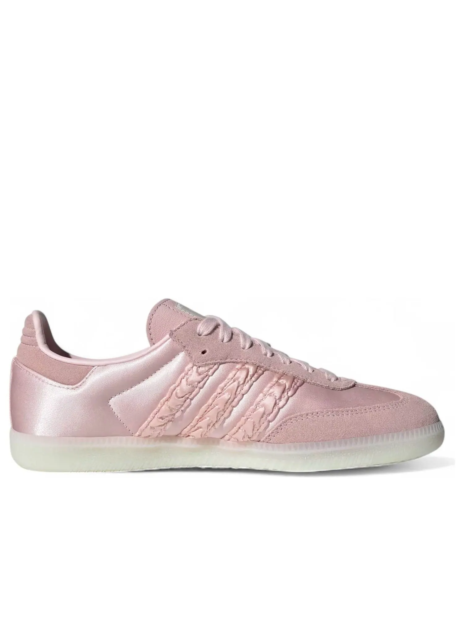 (WMNS) Adidas Samba OG Satin 'Sandy Pink' — изображение 2 из 6, розовый/розовый/белый