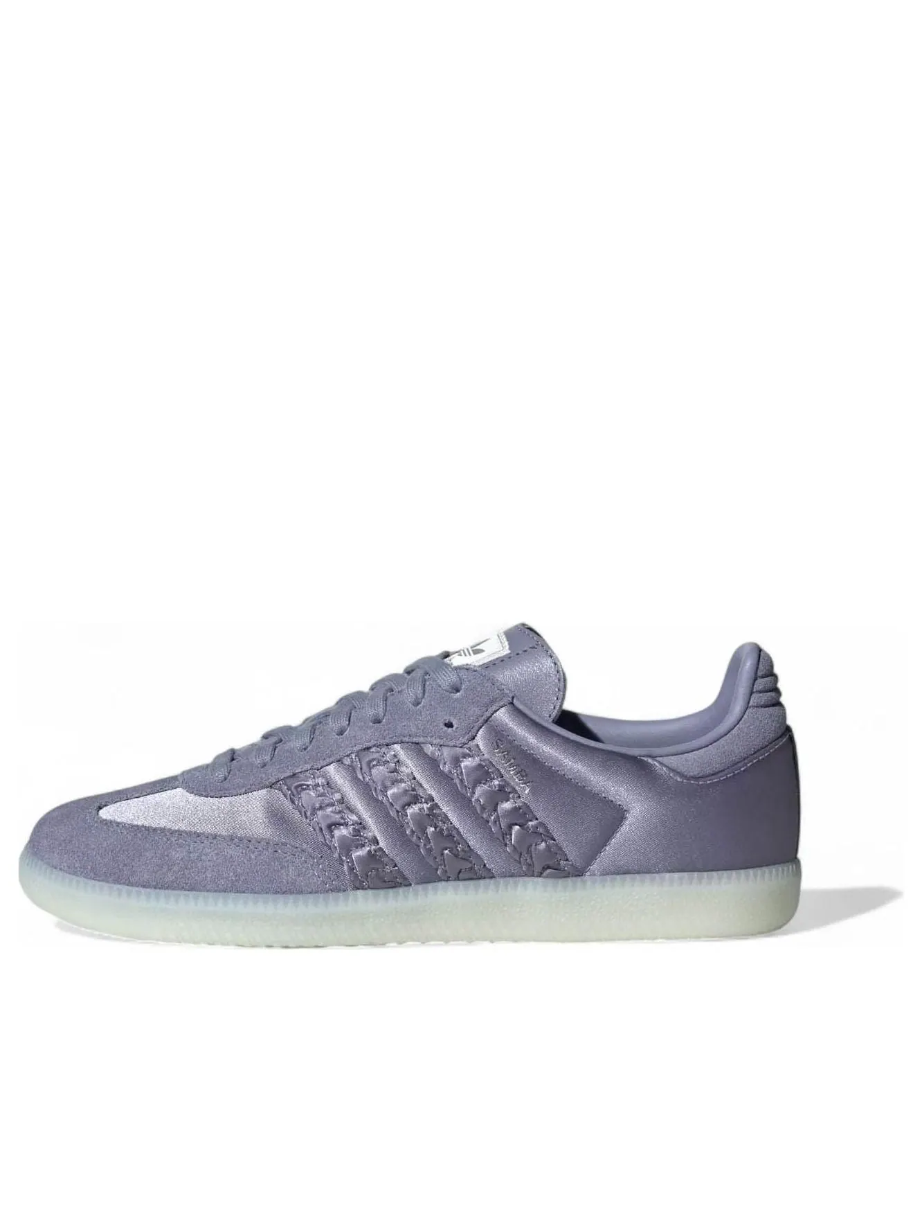 Кроссовки (WMNS) adidas Samba OG Satin 'Silver Violet' — изображение 1 из 6, фиолетовый
