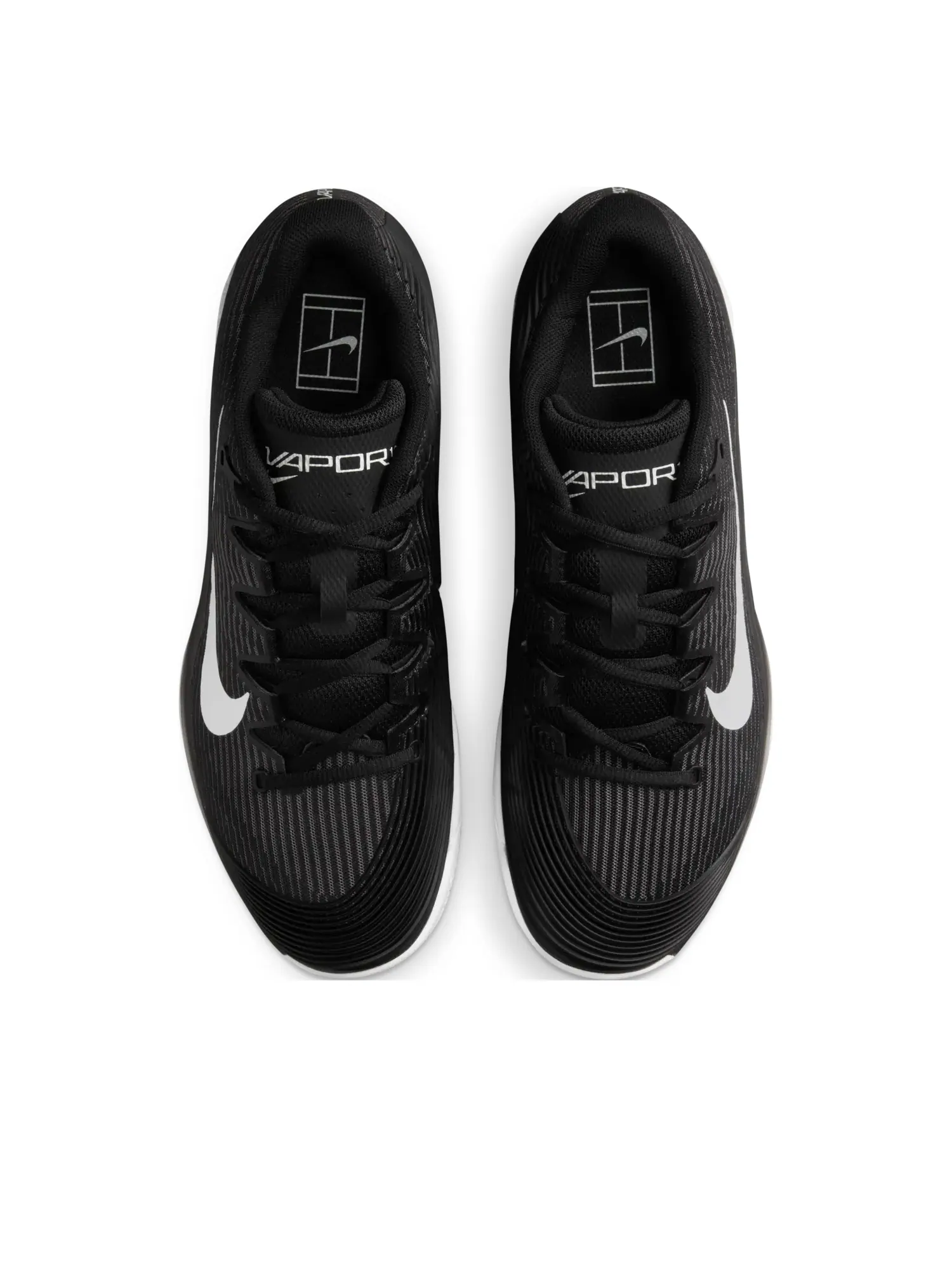 Кроссовки Nike Air Zoom Vapor 12 'Black White' — изображение 4 из 6, черный