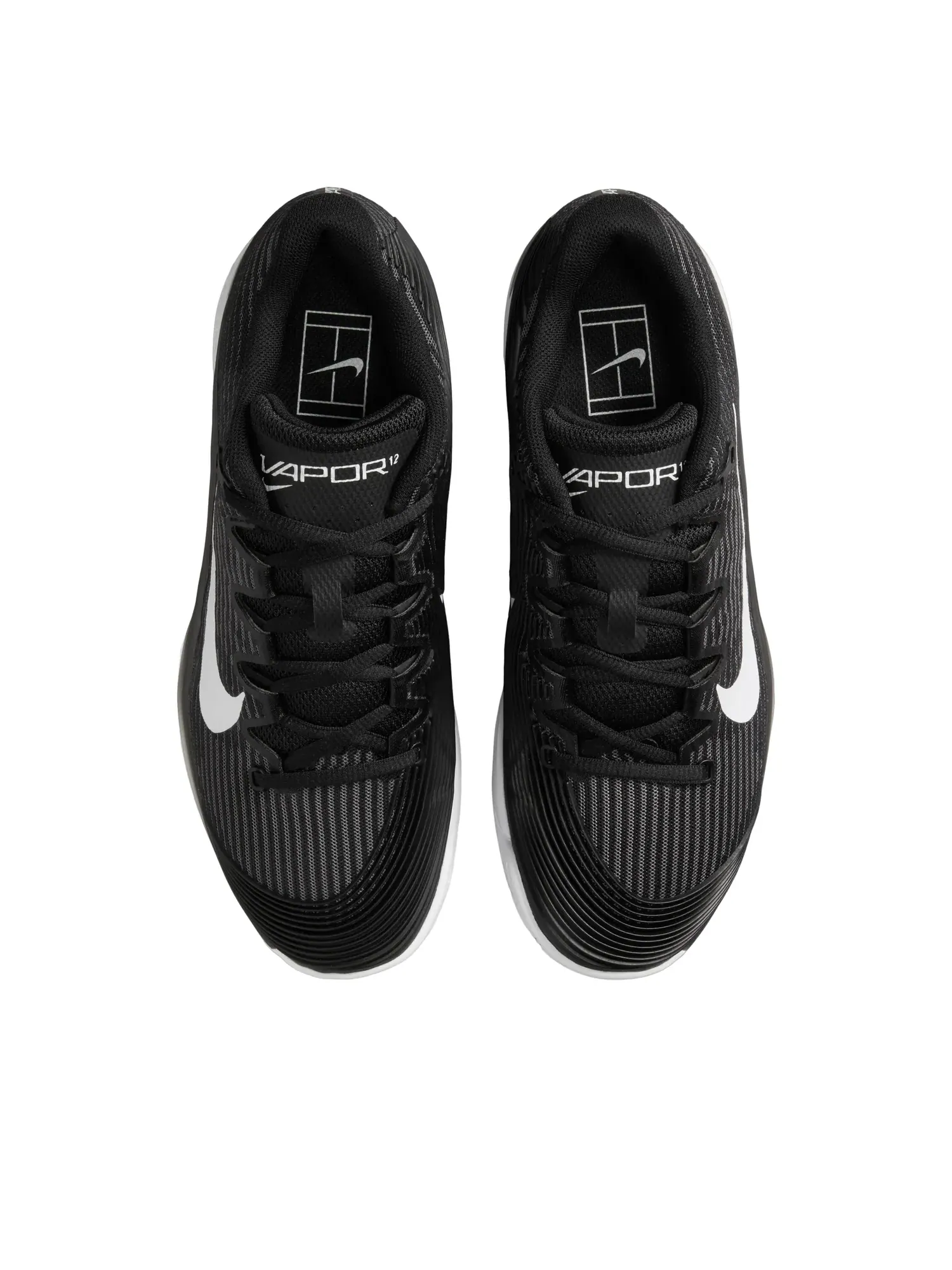 Кроссовки (WMNS) Nike Court Air Zoom Vapor 12 CC 'Black Dark Smoke Grey White' — изображение 2 из 6, черный