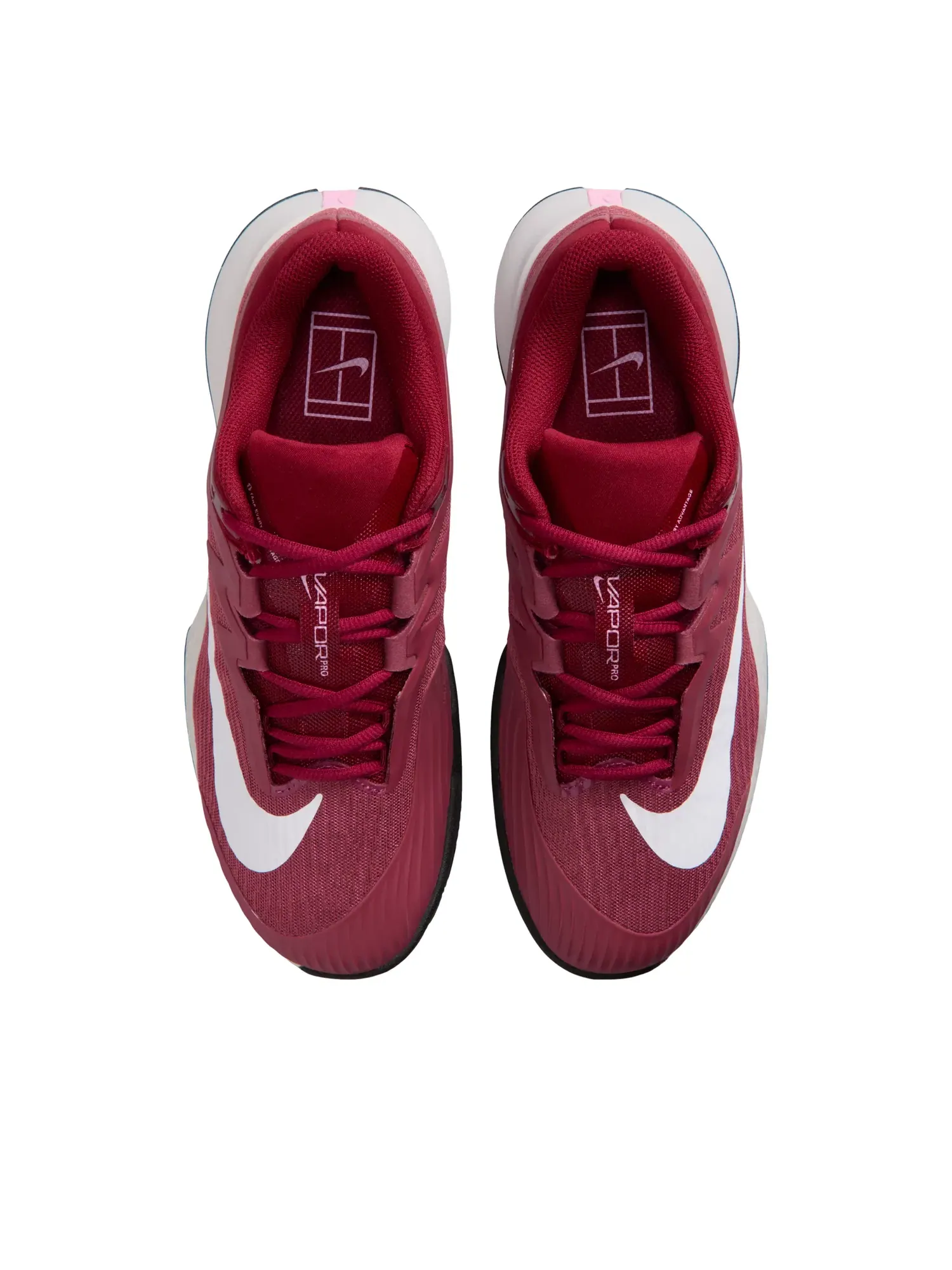Женские кроссовки для тенниса с шнуровкой Vapor Pro Nike — изображение 3 из 6, красный