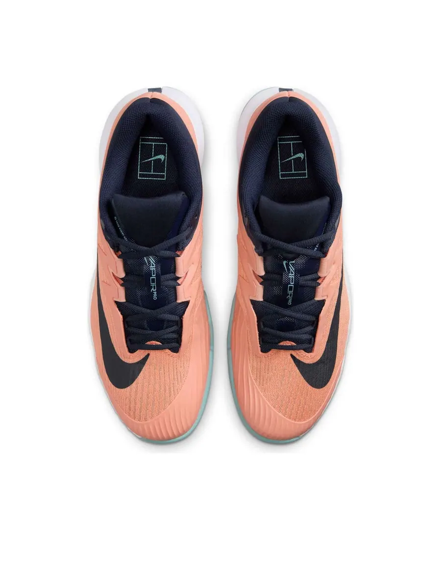 Кроссовки Nike Zoom Vapor Pro 3 'Clay Apricot Agate White Denim Turquoise Obsidian' — изображение 4 из 6, оранжевый