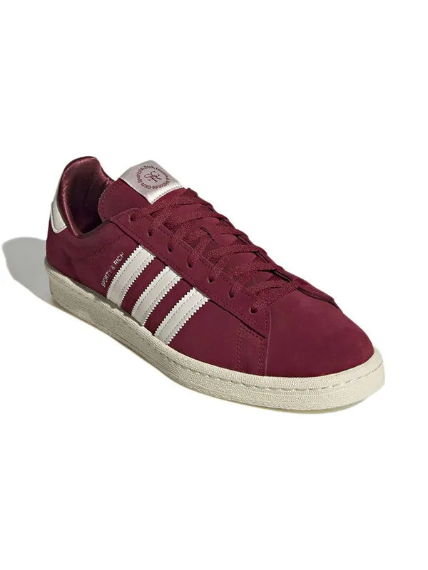Кроссовки x спортивный и богатый кампус 80-х Adidas — изображение 3 из 4, бордовый/белый/бордовый