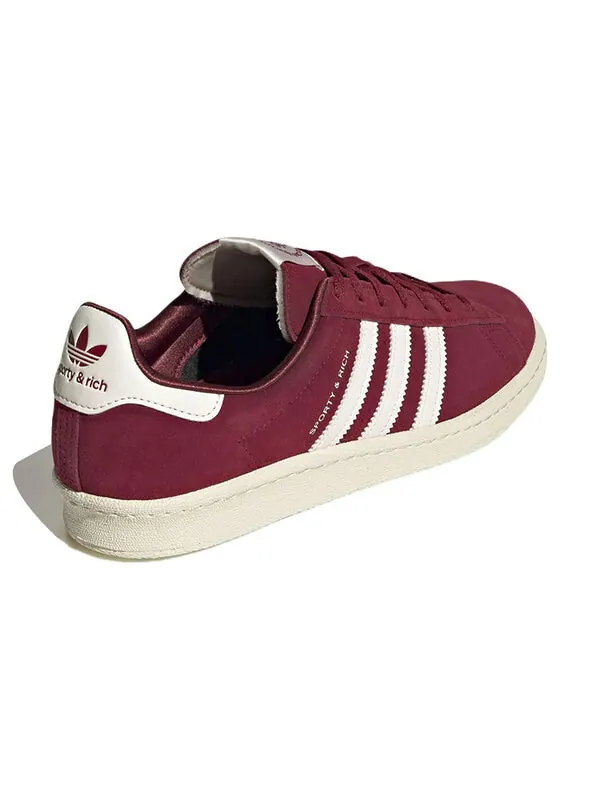 Кроссовки x спортивный и богатый кампус 80-х Adidas — изображение 4 из 4, бордовый/белый/бордовый