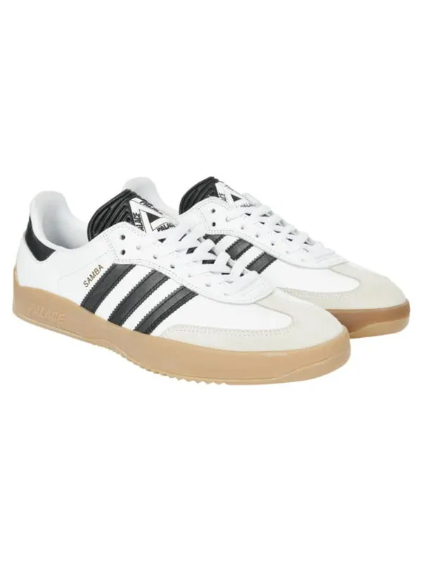 Кроссовки x palace puig samba Adidas — изображение 2 из 4, белый/черный