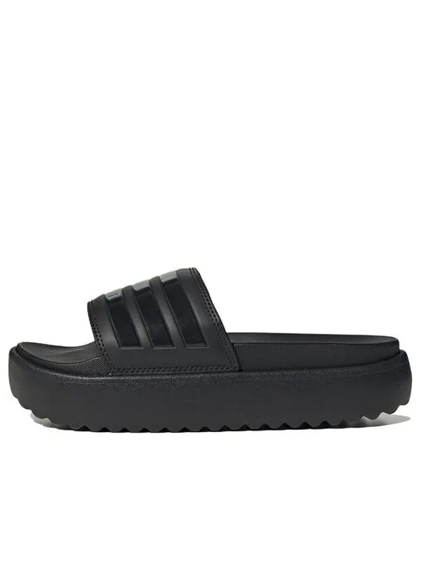 Тапочки adilette платформа слайд Adidas