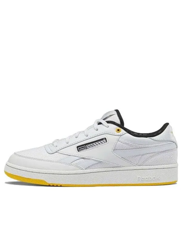 Кроссовки jurassic world x club c revenge 'biosyn genetics' Reebok — изображение 1 из 4, белый/желтый