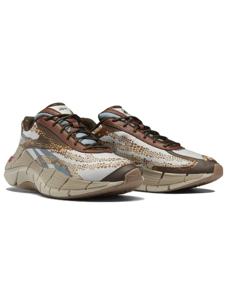 Беговые кроссовки Reebok Jurassic World x Zig Kinetica 2.5 'Atrociraptors' — изображение 3 из 5, серый